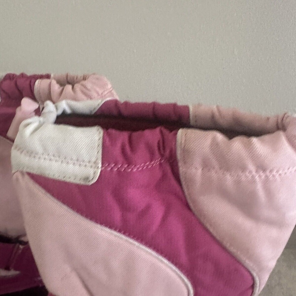 KAMIK Big Girls Sz 4 Winter Snow Boots Pink Black Fleece Lined - Picture 4 of 10